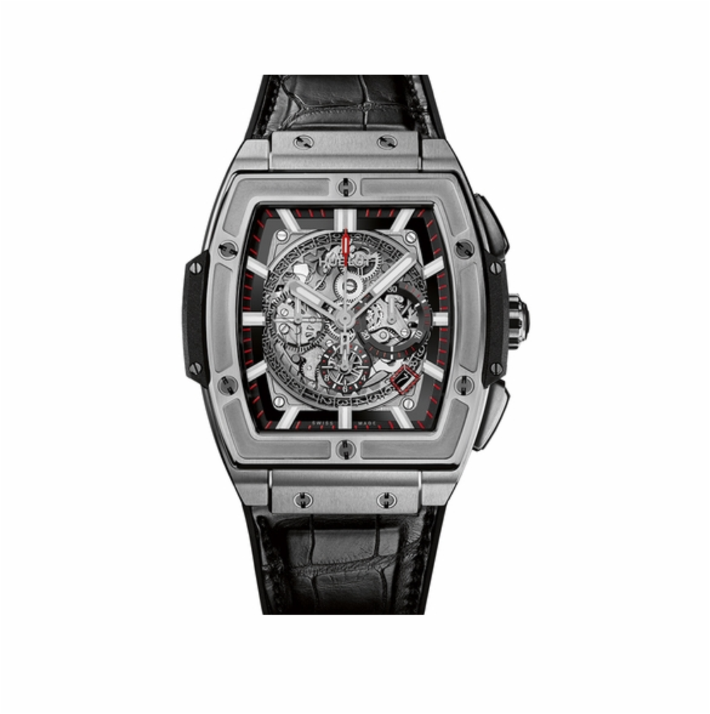 Hublot Spirit of Big Bang black leather strap man watch