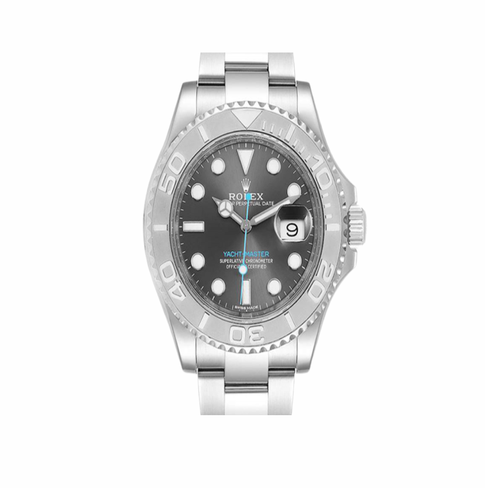 Rolex Yatch Master Grey Swiss ETA 7750 Valjoux Movement Watch