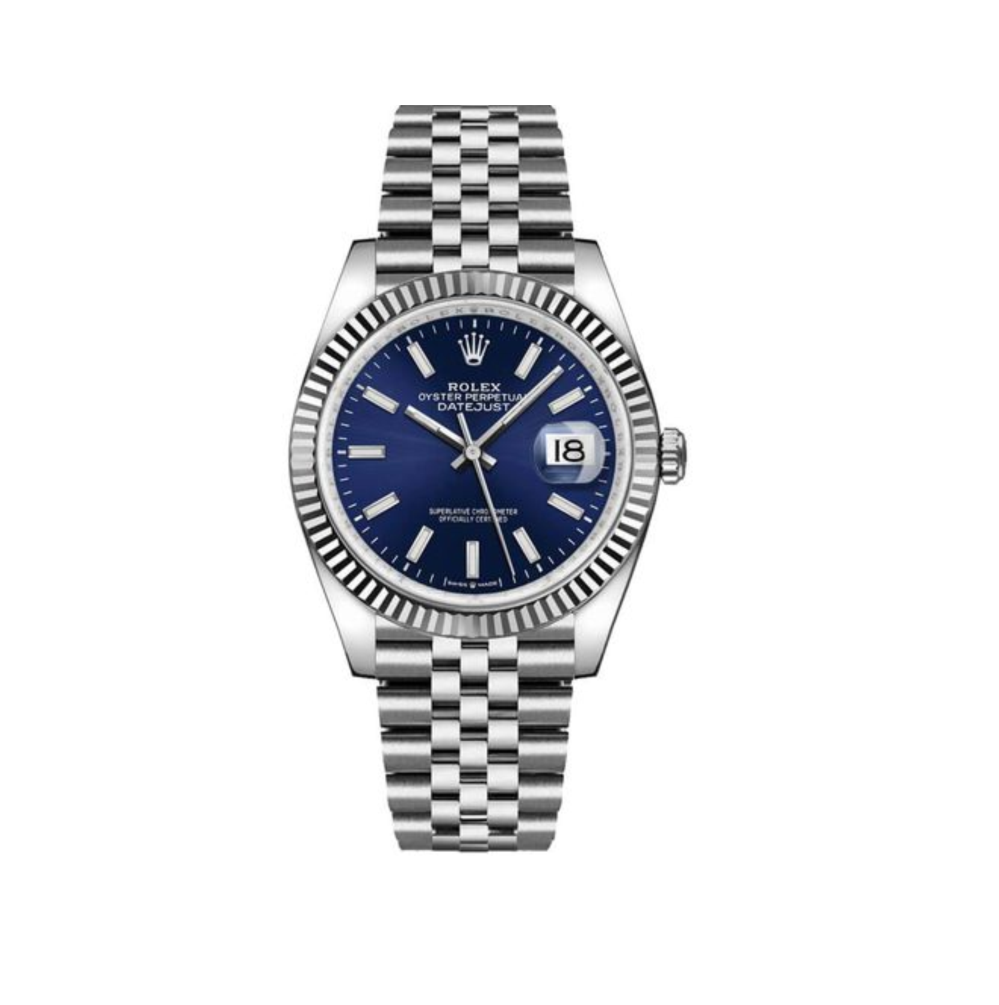 rolex Datejust Blue Dial Jubilee Bracelet Unisex Watch
